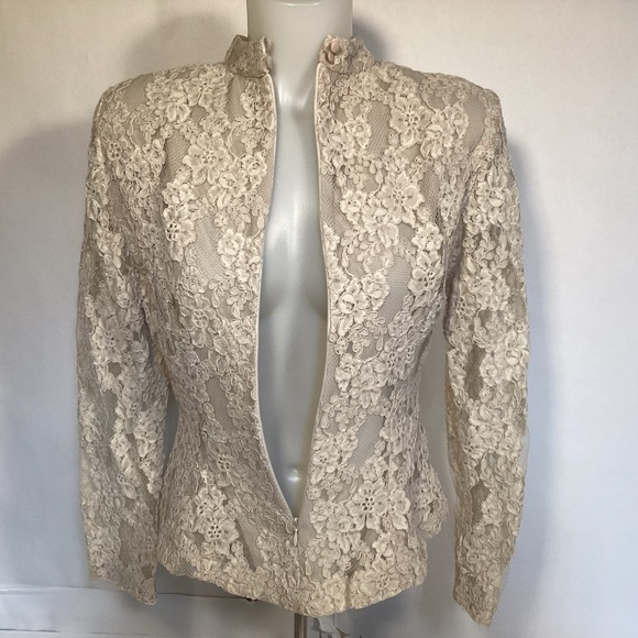 Vintage 80’s Ursula of Switzerland open lace top women’s size 6P made in USA - Picture 3 of 16